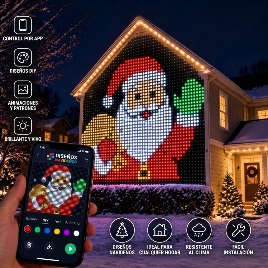 Cortina de Luces LED Inteligente