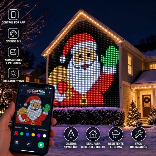 Cortina de Luces LED Inteligente