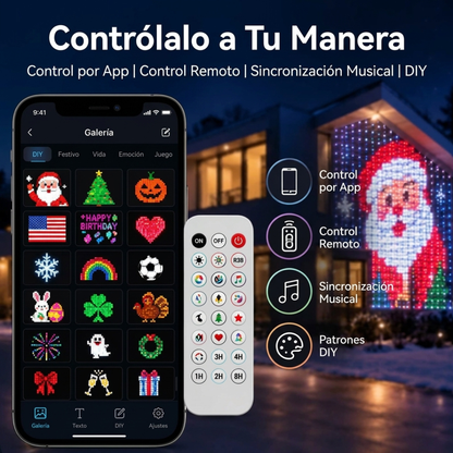 Cortina de Luces LED Inteligente