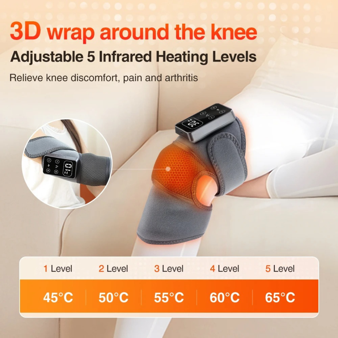 Heated Knee Massager with Vibration
