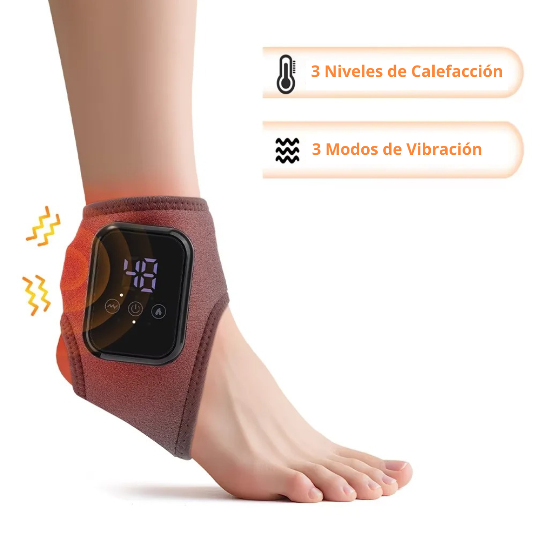 Masajeador Eléctrico de Tobillo con Calor y Vibración