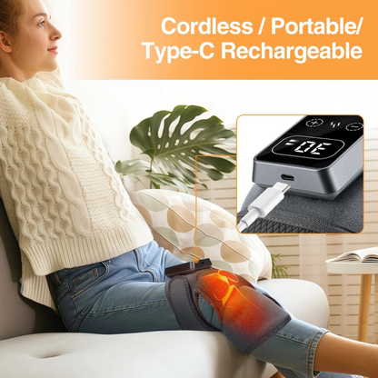 Heated Knee Massager with Vibration
